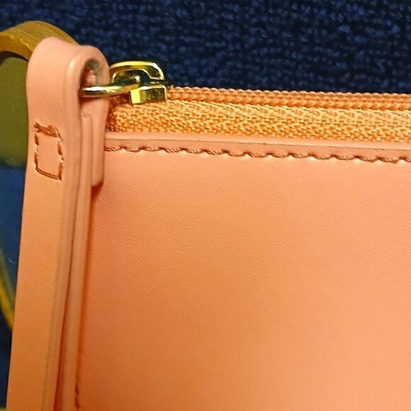 KATE SPADE Top Zippered Wristlet. Pink/Salmon - Picture 2 of 7